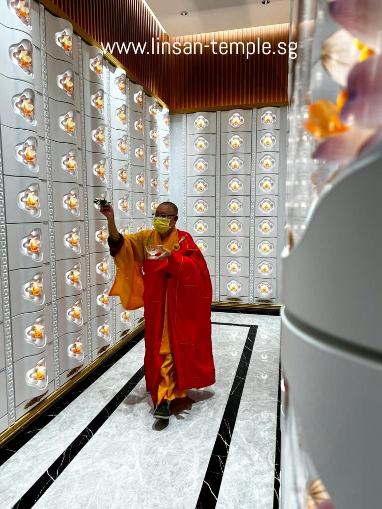 Lin San Temple Blessing Ceremony at Columbarium